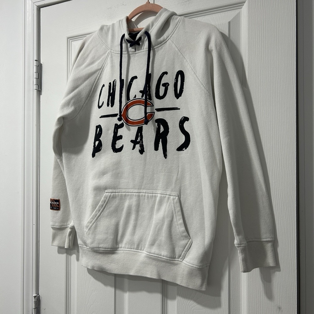 NFL Team Apparel Licensed Chicago Bears Women's Size Small Hooded Sweatshirt EUC - Picture 2 of 11